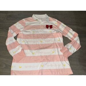 Sailor moon rugby shirt pink xxl  boxlunch‎